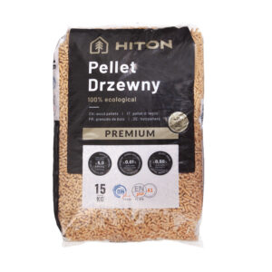 Pellet HITON PREMIUM QUALITY iglasty workowany ENplus A1 DINplus (worek 15 kg)