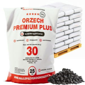 Aranżacja Orzech Premium Plus z paletą w tle