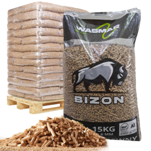 Pellet drzewny BIZON iglasty workowany A1 (1 paleta)