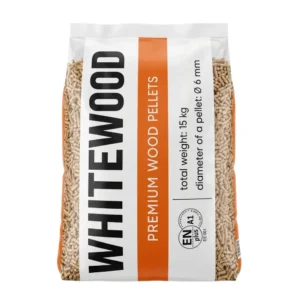 Pellet WHITEWOOD PREMIUM iglasty workowany ENplus A1 (worek 15 kg)
